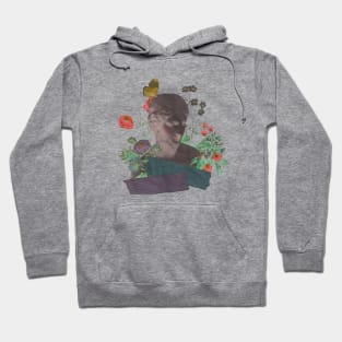 flower goddess collage Hoodie